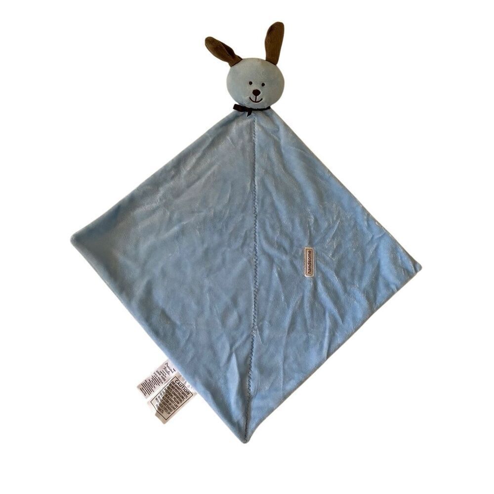Carters Stuffed Animal Plush Dog Security Blanket Rattle Baby Boy Newborn Toddle